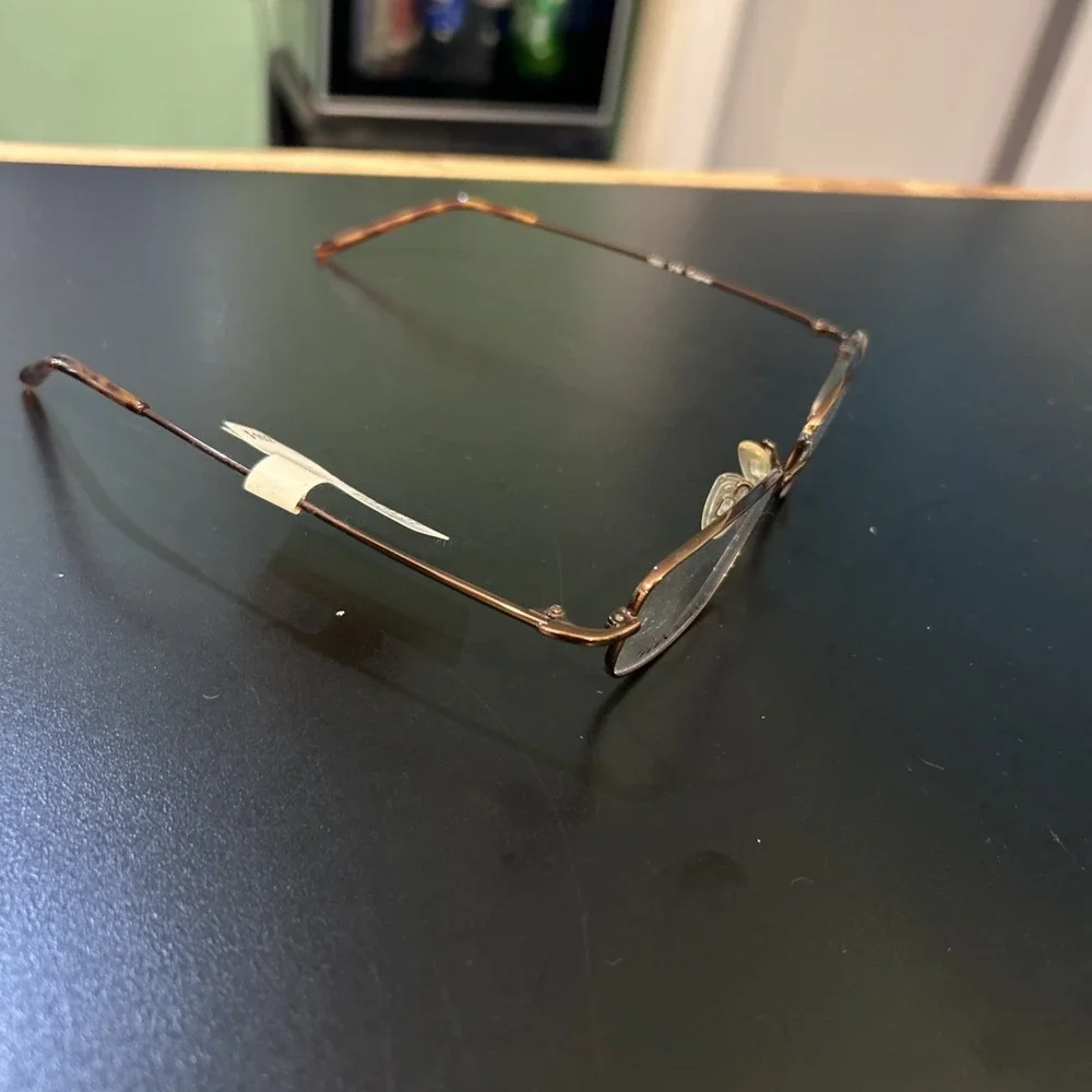 TI FLEX EYEWEAR 1503 218 COGNAC BROWN 51/19/145 FLEX TITANIUM EYEGLASSES Frames